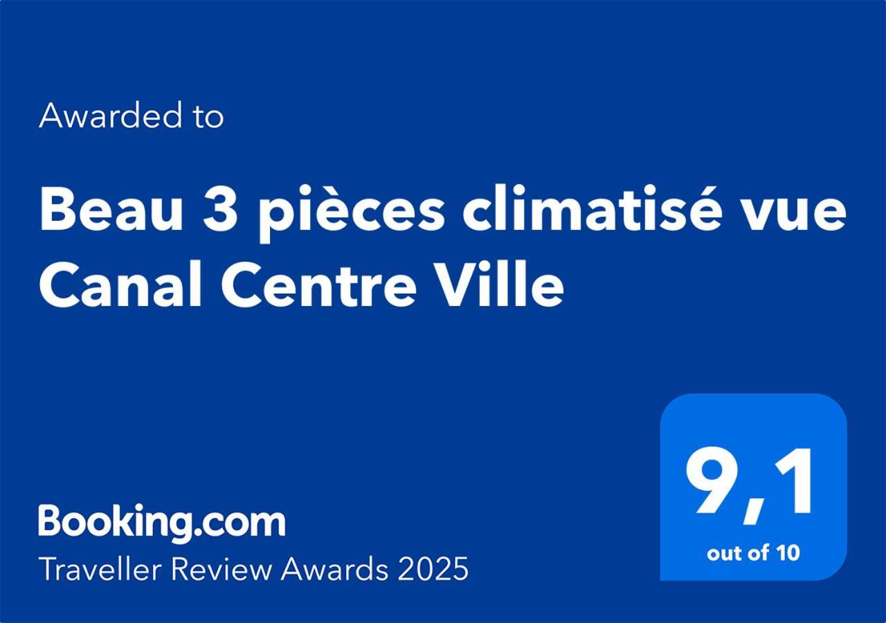 Beau 3 Pieces Climatise Vue Canal Idealement Situe Centre Ville 塞特港 外观 照片